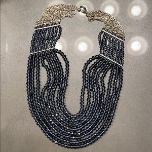 Navy blue Necklace